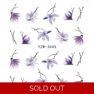 Lilac Blooms Water Decals